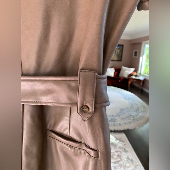 NWOT 7 for All Mankind Vegan Leather Jumpsuit - Picture 10 of 16